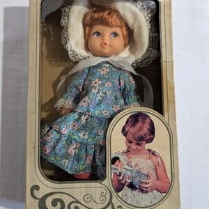 VTG rare Monica doll red hair blue eyes Mighty star Goodtime toys Hong Kong